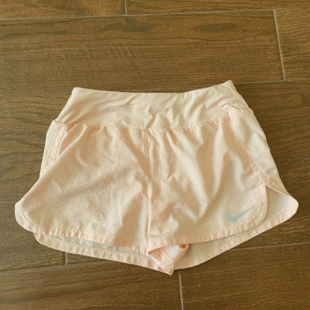 Light Pink Nike Running Shorts w/ Elastic Waistband